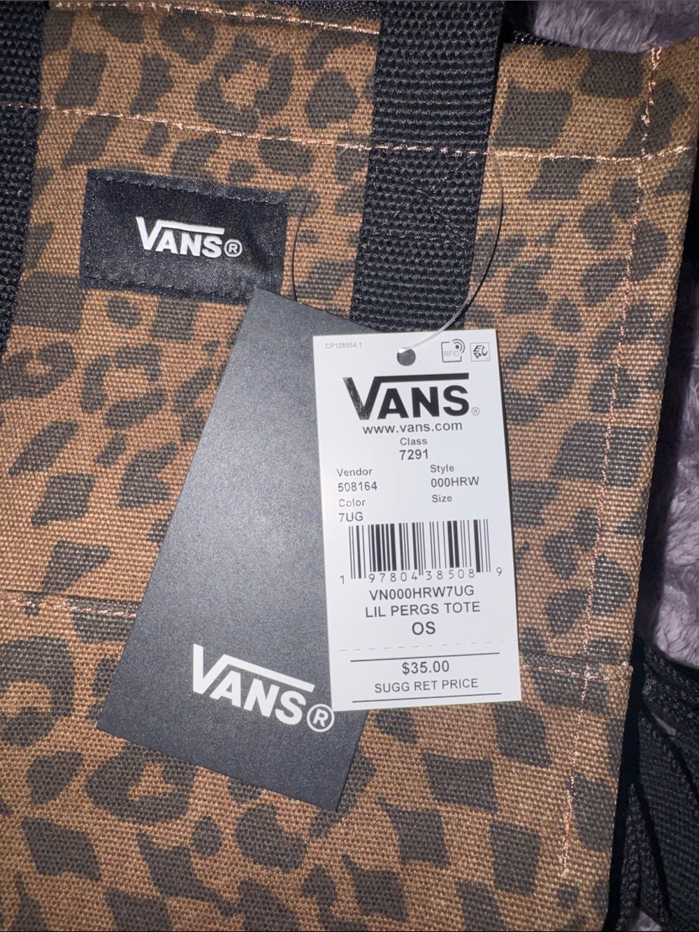 Vans Lil Pergs Tote Bag - Picture 6 of 6